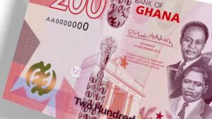 The Ghanaian Cedi (GHS) is the third highest-valued currency in Africa, with a value of 1 GHS equaling 0.17 USD.